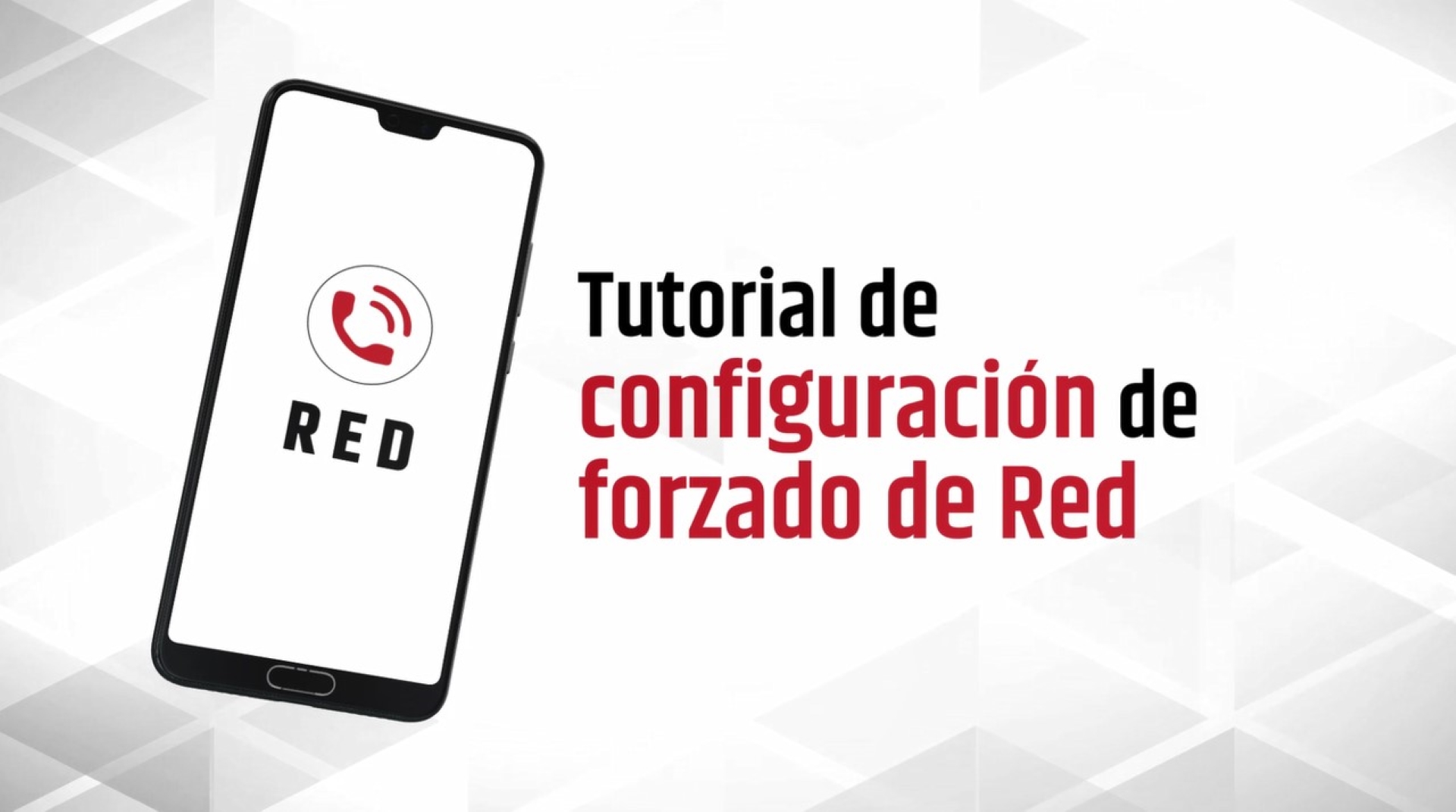 Configuración forzado de red.