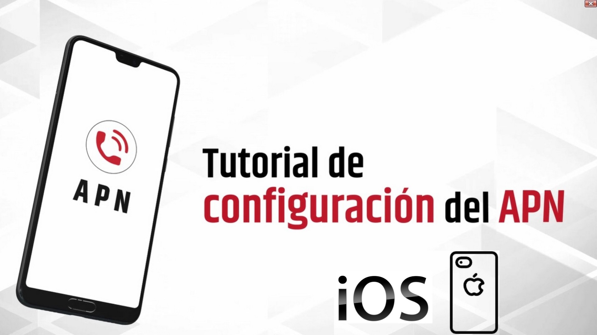 Configuracion APN iOS.