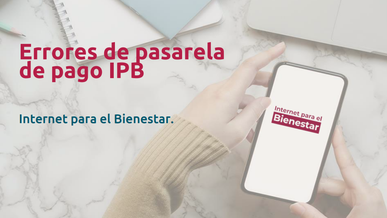 Errores pasarela de pago