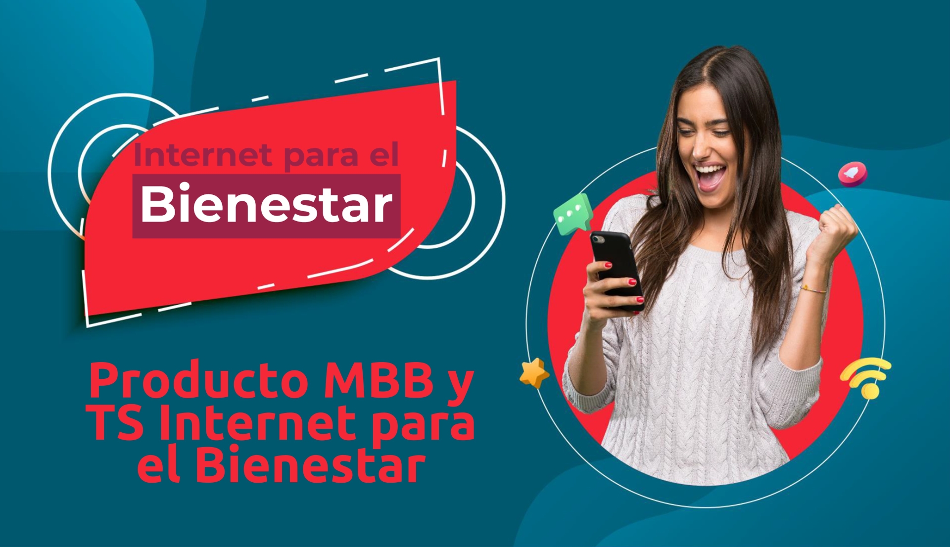 Producto MBB y TS Internet para el Bienestar.