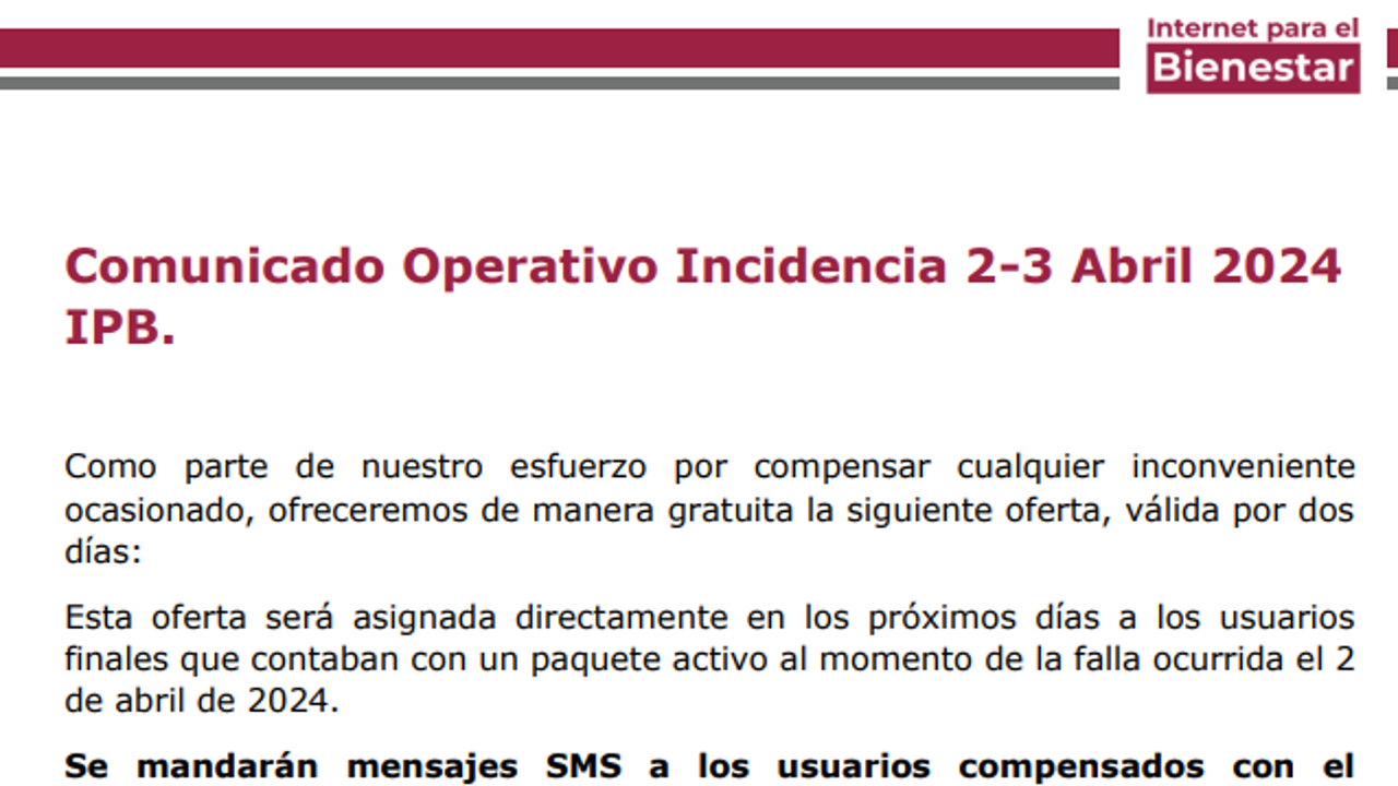 Incidencia 2-3 Abril 2024 